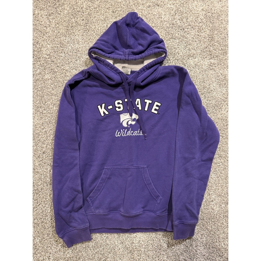 K-State Wildcats Colosseum Athletics Purple Pullover Hoodie Men's‎ Large